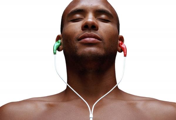 Photograph Chris Frazer Smith Headphones on One Eyeland